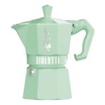 Bialetti cafetiere moka exclusive 3t vert 0009057