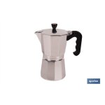 Cafeti�re italienne en aluminium pour induction, 9 tasses, compatible avec tous types de feux de cuisson ...
