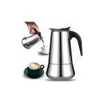 Gabrielle - cafetire italienne inox 12 tasses, compatible tous types de sources de chaleur 12 tasses ...