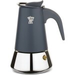 Cafetiere italienne - pezzetti - steelexpress - acier inoxydable - 6 tasses - tous feux dont induction ...