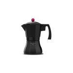 Cafetire italienne taurus kcp9003i 3t noir aluminium (3 tasses)