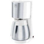 Cafetiere melitta enjoy top therm blanc / inox - aromaselector - 15 tasses - filtre
