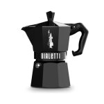 Bialetti - cafetiere moka exclusive black 3 t