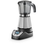 Cafeti�re moka �lectrique delonghi alicia plus emkp 63. b noir argent