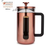 La cafetiere pisa - machine à café de acier inoxydable, huit tasses, cuivre, boîte cadeau de cadeau La cafetiere pisa - machine à café de acier inoxydable, huit tasses, cuivre, boîte cadeau de cadeau