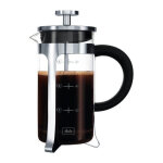 Cafetiere a piston premium en verre et inox 8 tasses - melitta