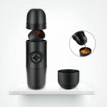 Cafetire portative, cafetire manuelle de 70 ml, mini cafetire  caf moulu, portable, machine  expresso ...