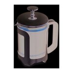 La cafetiere roma machine  caf de acier inoxydable 4 tasses (argent)