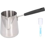 Cafetire turque 600 ml en acier inoxydable surface brillante rsistant aux hautes tempratures facile ...