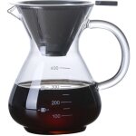 Cafetire  verser, filtre  caf manuelle, tasse verseuse cafetire 400ml, versez sur la cafetire, ...