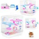 Cage pour hamsters cobayes rongeurs equipement complet Cage pour hamsters cobayes rongeurs equipement complet
