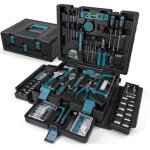 Caisse � outils compl�te - ysfmode - 379 pi�ces - durable - pratique - id�ale pour bricolage