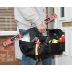 Caisse a outils sac de rangement poignee transport acier et bandouliere