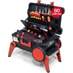Caisse  outils set xxl 4 electric i 80 pices i caisse  outils pour lectriciens avec roulettes i bote ...