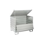 Matisre - caisse en tle acier nervur verrouillable - charge max 1000kg - manu9a