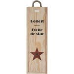 Caisse  vin en bois vide personnalise  modle toile de star  cadeau autour du vin