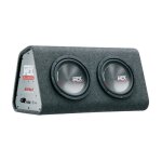 Caisson de grave - mtx audio - actif reflex avec double subwoofers 20cm - ampli classe - d 240wrms - ...