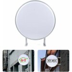 Caisson lumineux led double face rond 60cm enseigne lumineuse panneau de nez publicité lumineuse 24 pouces ... Caisson lumineux led double face rond 60cm enseigne lumineuse panneau de nez publicité lumineuse 24 pouces ...