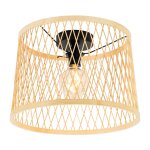 Qazqa calamus - plafonnier - 1 lumière - Ø 40 cm - naturel - rustique - éclairage extérieur Qazqa calamus - plafonnier - 1 lumière - Ø 40 cm - naturel - rustique - éclairage extérieur