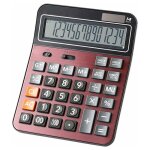 Fei yu - calculatrices, grande calculatrice / calculatrices de bureau  14 chiffres solaire et ple calculatri ...
