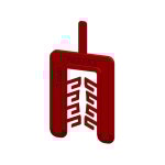 Cale fourchette 55x40 epaisseur 3 rouge - 1 pi�ce