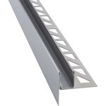 Cale de pente pour douche, argent profil� en u pour recevoir du verre (12mm de verre) pour douche de ...