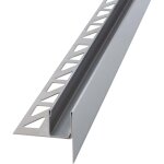 Cale de pente pour douche, argent profil en u pour recevoir du verre (12mm de verre) pour douche de ...