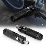 Cale pied moto pliables cale pied velo 90 degr� universel 8mm repose pied velo cnc aluminium (paire, ...