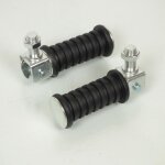 Cale pied repliable rond noir �12mm tnt universel pour moto deux