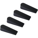 Cale porte 4 pack arr�t cale de porte caoutchouc mise a niveau arret de porte, 100% silicone, non toxique, ...