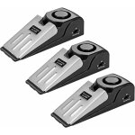 Cale porte, but�e de portes avec alarme, arr�ts de portes caoutchouc antid�rapant, 3 sensibilit�s r�glables ...