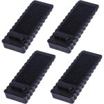 Cale porte sol caoutchouc, 4 pi�ces antid�rapante bloc arr�ts de portes durables butee de portail bloque ...