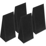 Cales de roue en caoutchouc noir, antid�rapantes, pour remorques et v�hicules lourds, bloc empilable ...