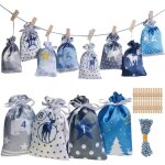 Calendrier de l'avent diy calendrier de nol sacs de nol