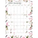 Calendrier magn�tique pour r�frig�rateur 30 x 42, 5 cm