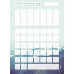 Calendrier magn�tique pour r�frig�rateur 30 x 42, 5 cm