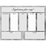 Calendriers de r�frig�rateur tableau magn�tique grands agendas mensuels et hebdomadaires xxl