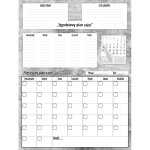 Calendriers de r�frig�rateur tableau magn�tique grands agendas mensuels et hebdomadaires xxl