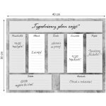 Calendriers de r�frig�rateur tableau magn�tique grands agendas mensuels et hebdomadaires xxl