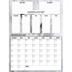 Calendriers de r�frig�rateur tableau magn�tique grands agendas mensuels et hebdomadaires xxl