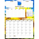 Calendriers de r�frig�rateur tableau magn�tique grands agendas mensuels et hebdomadaires xxl