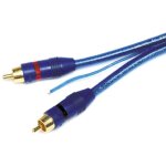 Caliber - cable rca stereo double - blinde avec remote - serie 400 - 4m