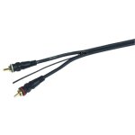 Caliber - cable rca stereo avec cable de remote et double blindage - 4m