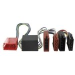Fiches iso autoradio compatible avec audi seat skoda vw avec amplificateur mini - iso - rac6061