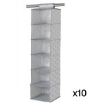 Calicosy - lot de 10 racks 6 cases intisss motifs ventails