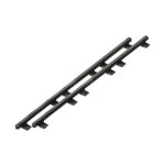 Came 2019 pack de 2 cremailleres nylon pa6 et fibre de verre tipe came cgzp