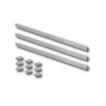 Came ? cr�maill�re pour portail en acier galvanis� 30x12 ? module 4 ? longueur 3 m�tres ? avec entretoise ...