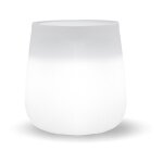 Camelia 40 jardini�re ronde avec lumi�re pour plantes et fleurs tr�s r�sistante. chargement solaire et ...