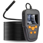 Camra endoscope 2, 4 pouces cran lcd 1080p haute dfinition objectif 8mm ip68 endoscope portable endoscopes ...