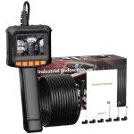 Cam�ra endoscopique hd 1080p avec zoom x2, cam�ra d'inspection de canalisations ips 2, 4 pouces �tanche ...